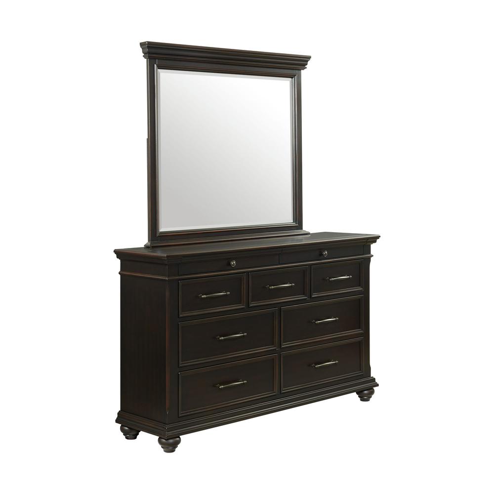 Picket House Furnishings Brooks 9-Drawer Dresser with Mirror. Picture 1