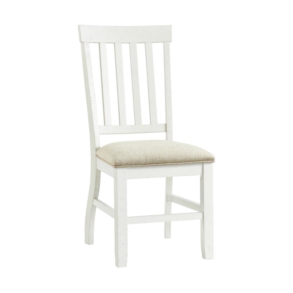 Picket House Furnishings Stanford Side Chair Set in White. Picture 4