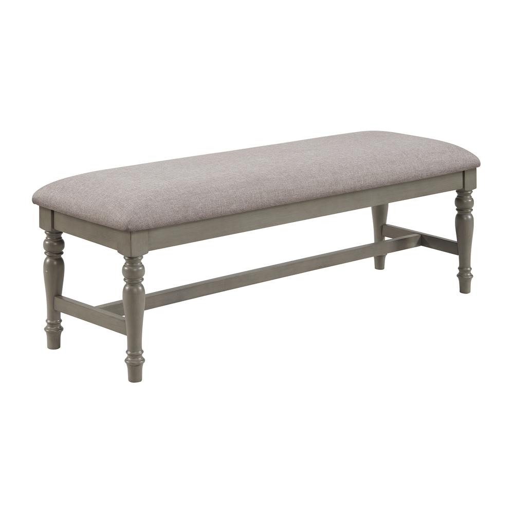 Fairwood  Dining Bench in Grey. Picture 1