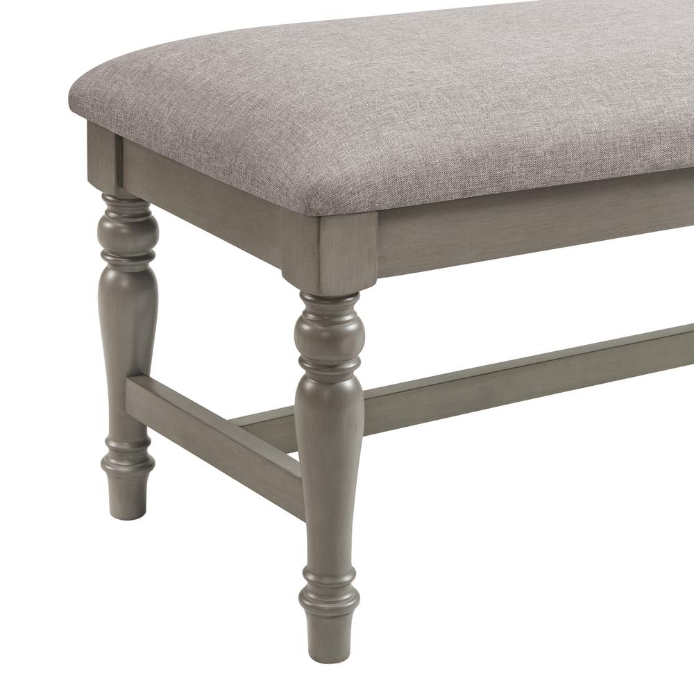 Fairwood  Dining Bench in Grey. Picture 4