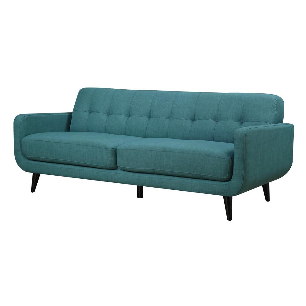 Hailey Sofa & Chair Set in Teal. Picture 21