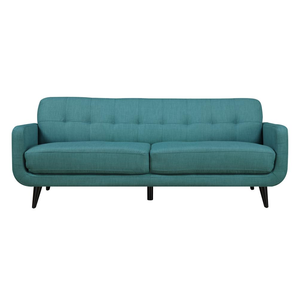 Hailey Sofa & Chair Set in Teal. Picture 22