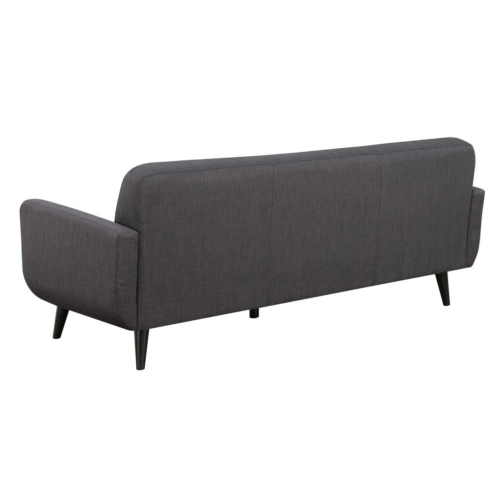 Hailey Sofa & Loveseat Set in Charcoal. Picture 25