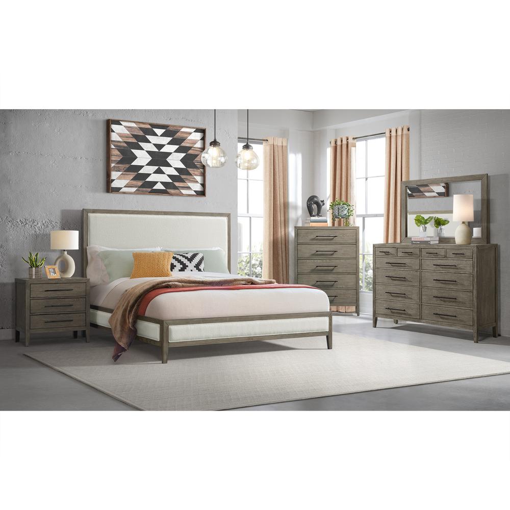 Armes 12-Drawer Dresser in Grey. Picture 6