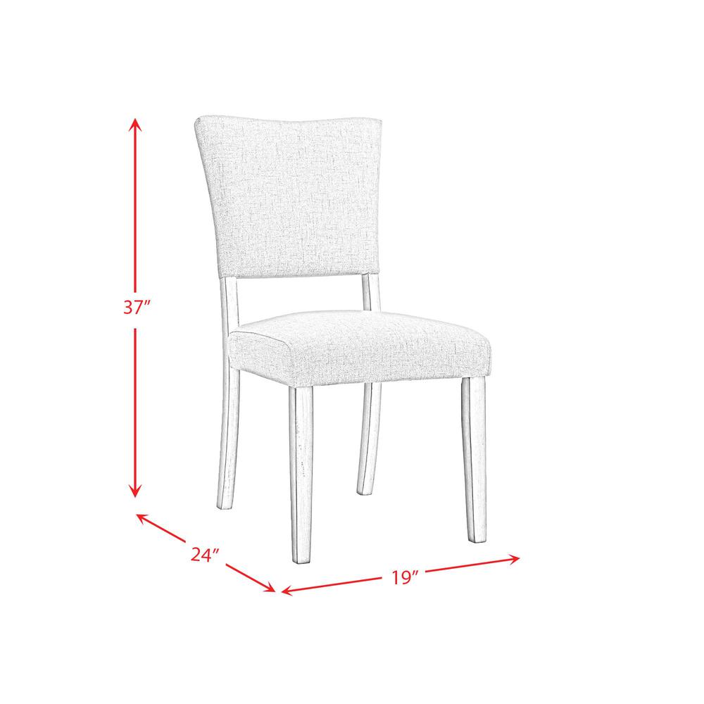 Kean Side Chair in White (2 Per Pack). Picture 4