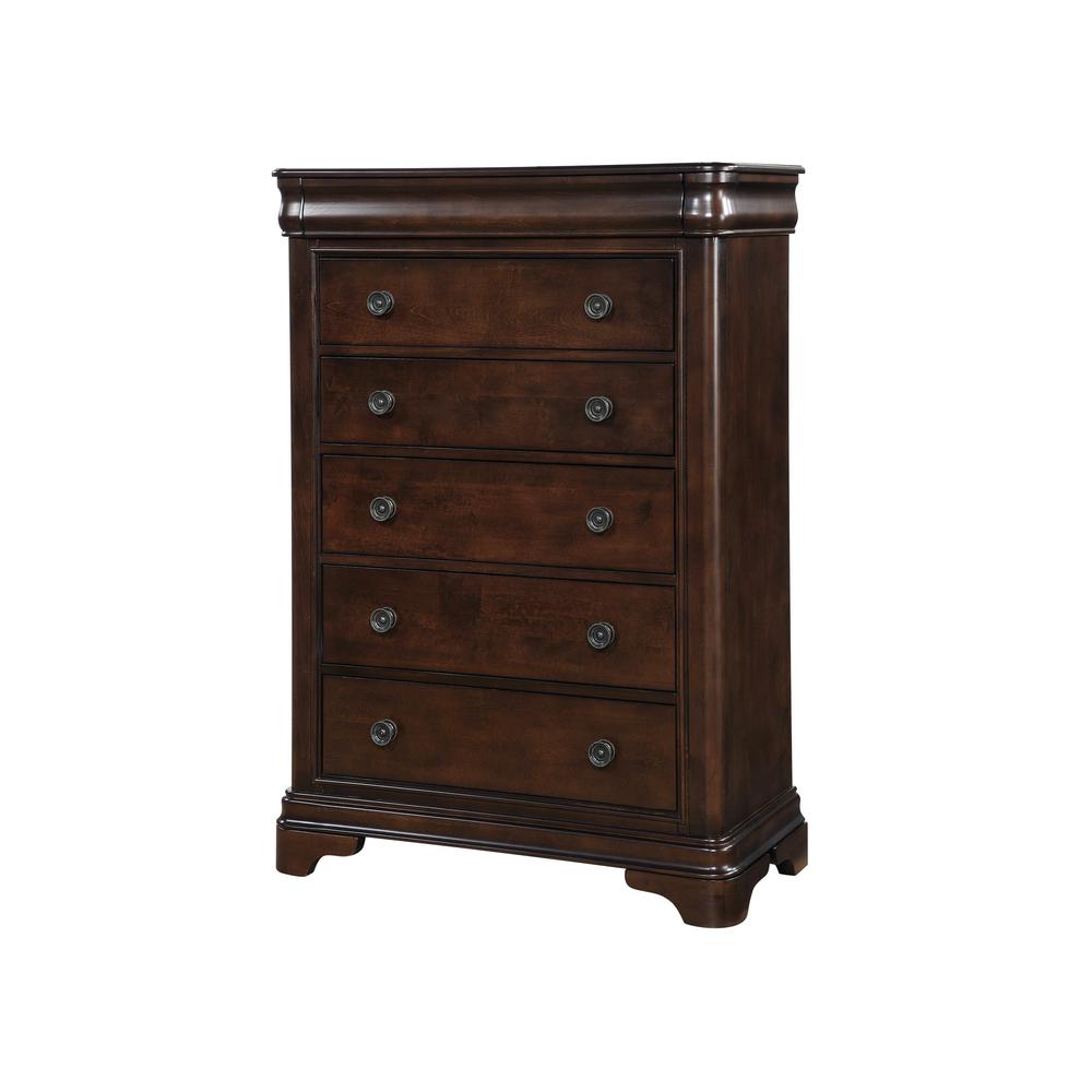 Conley Cherry Queen Sleigh 5PC Bedroom Set