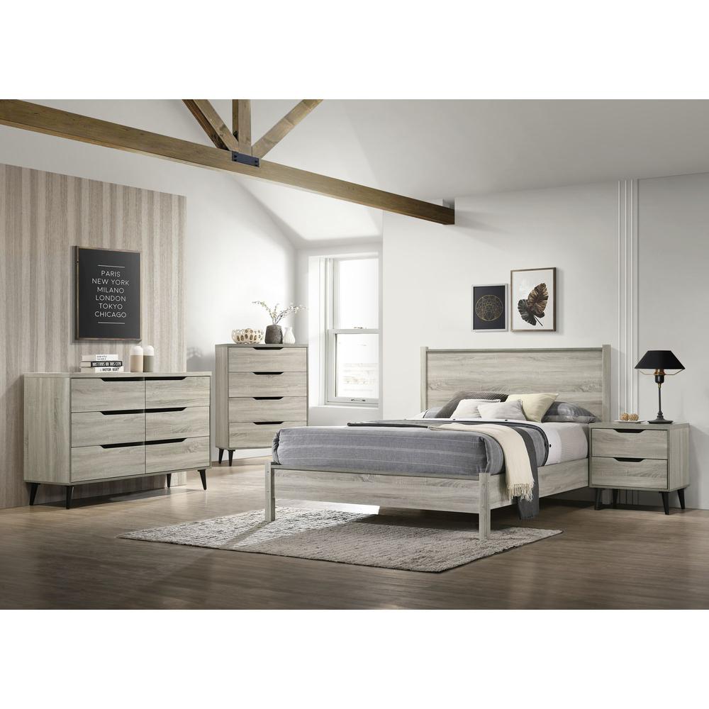 Picket House Furnishings Cohen 2-Drawer Nightstand in Grey. Picture 2