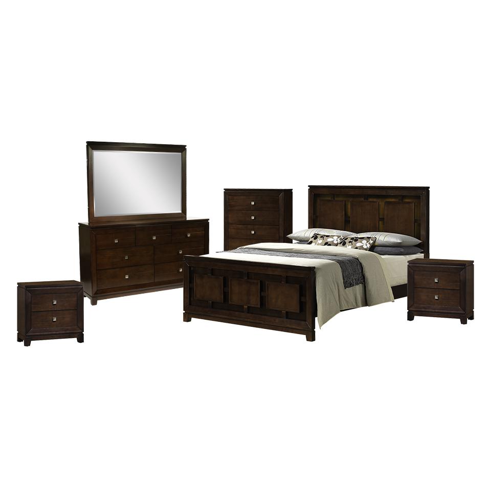 Easton King Panel 6PC Bedroom Set. Picture 1