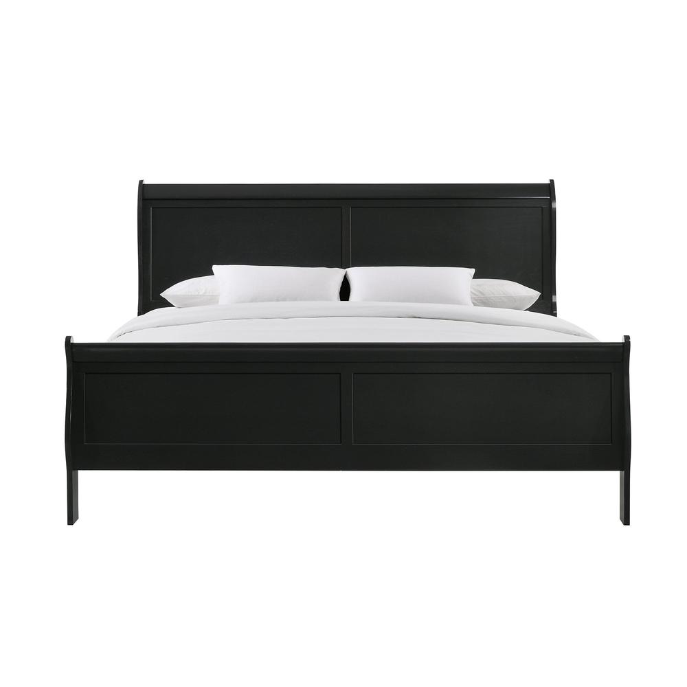 Picket House Furnishings Ellington King Panel Bed in Black. Picture 4