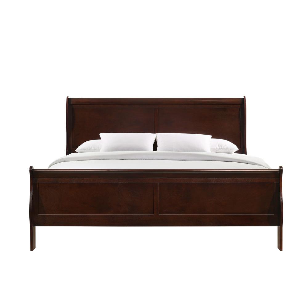 Picket House Furnishings Ellington King Panel Bed in Cherry. Picture 4