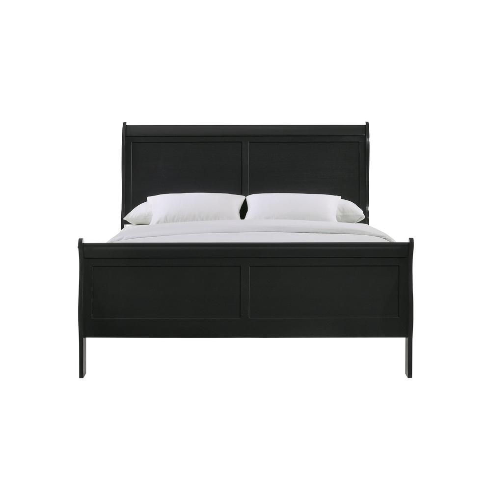 Picket House Furnishings Ellington Queen Panel Bed in Black. Picture 4