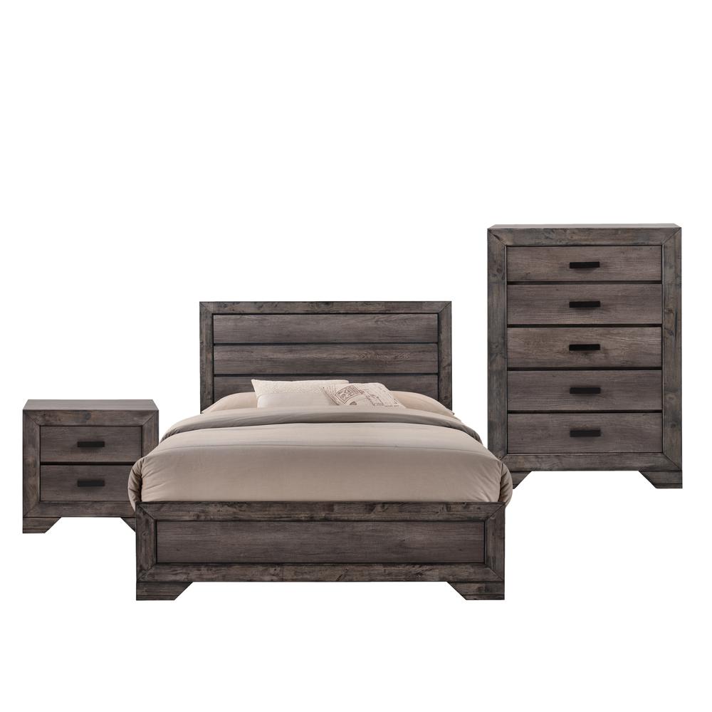 Grayson King Panel 3PC Bedroom Set. Picture 12