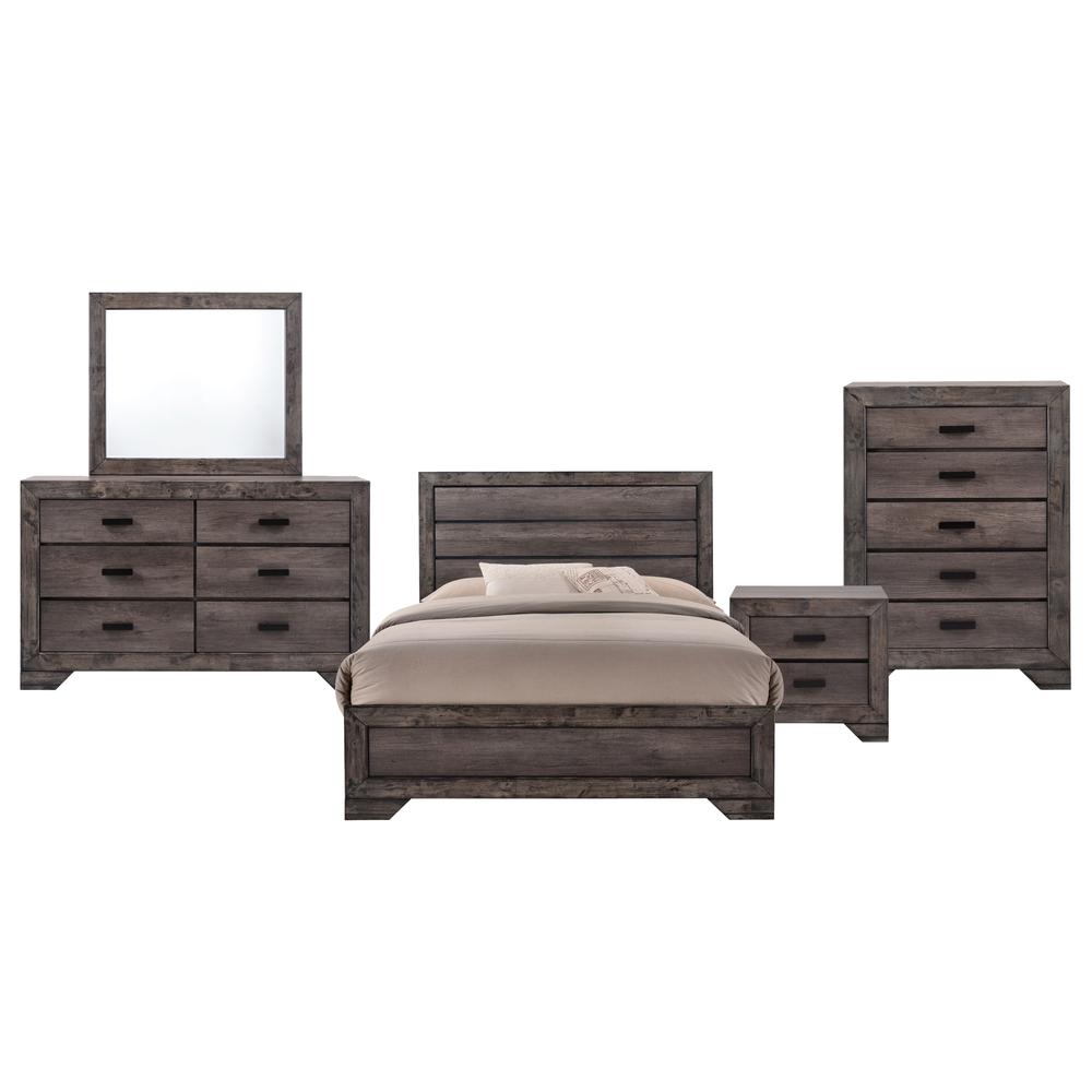 Grayson King Panel 5PC Bedroom Set. Picture 14