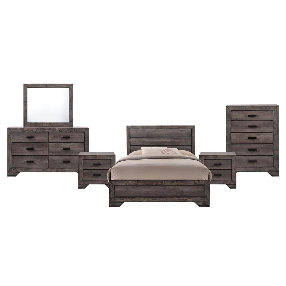 Grayson King Panel 6PC Bedroom Set. Picture 14