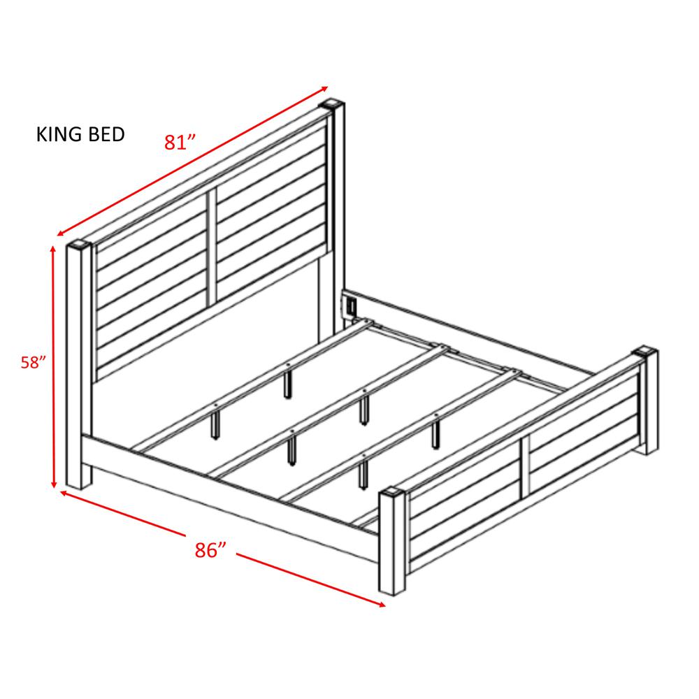 Danner King Panel 5PC Bedroom Set. Picture 24