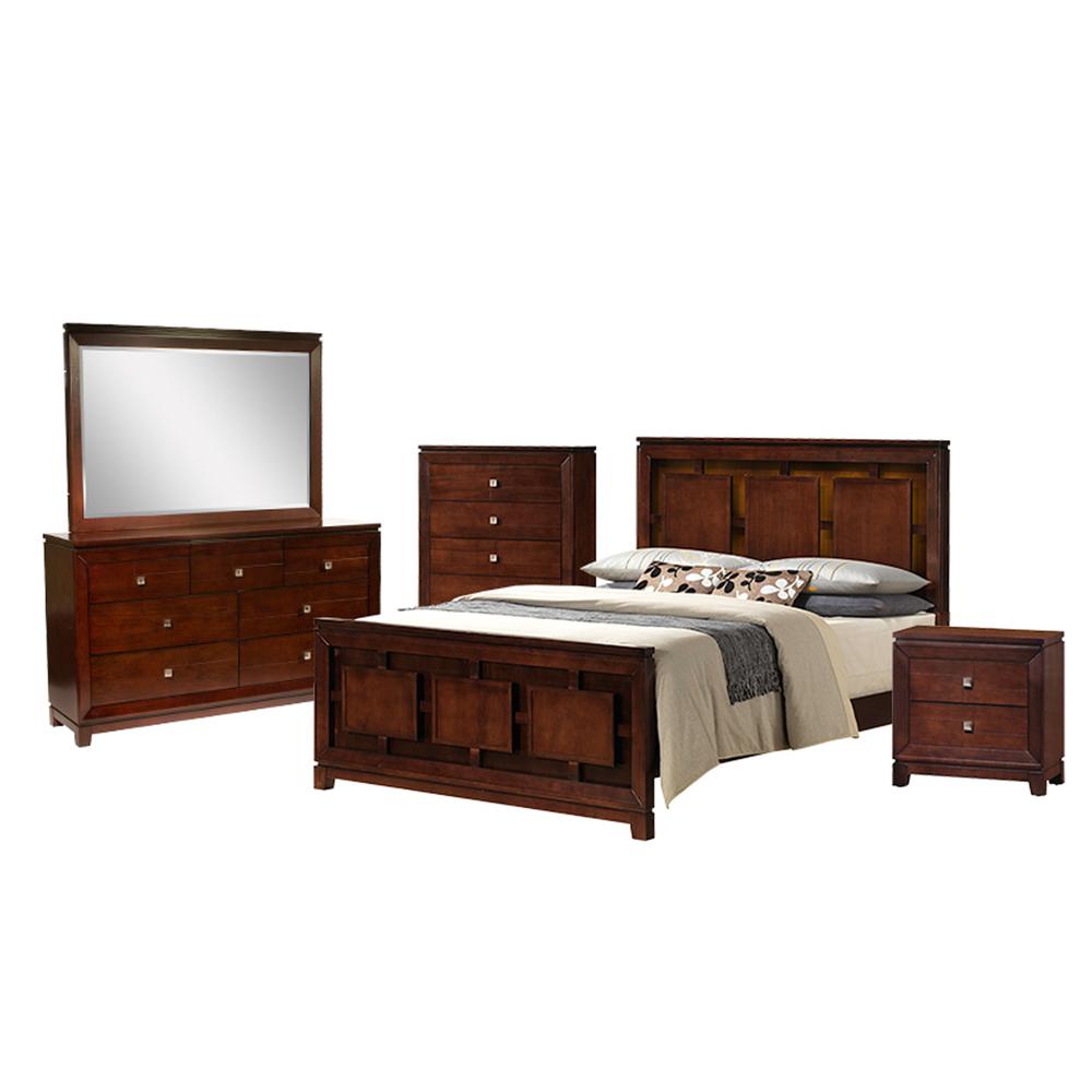 Easton King Panel 5PC Bedroom Set. Picture 18