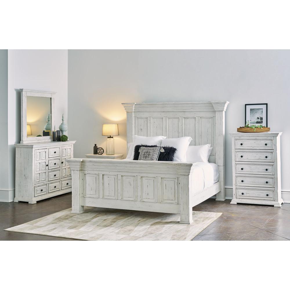 Picket House Furnishings Ruma White Queen Bed. Picture 6