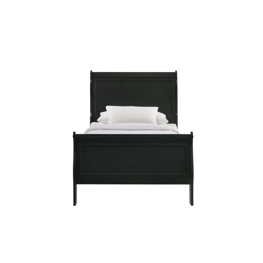 Picket House Furnishings Ellington Twin Panel Bed in Black. Picture 4