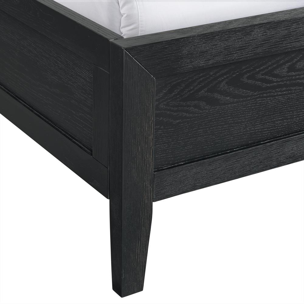 Armes Queen Bed with Low Footboard in Black. Picture 5