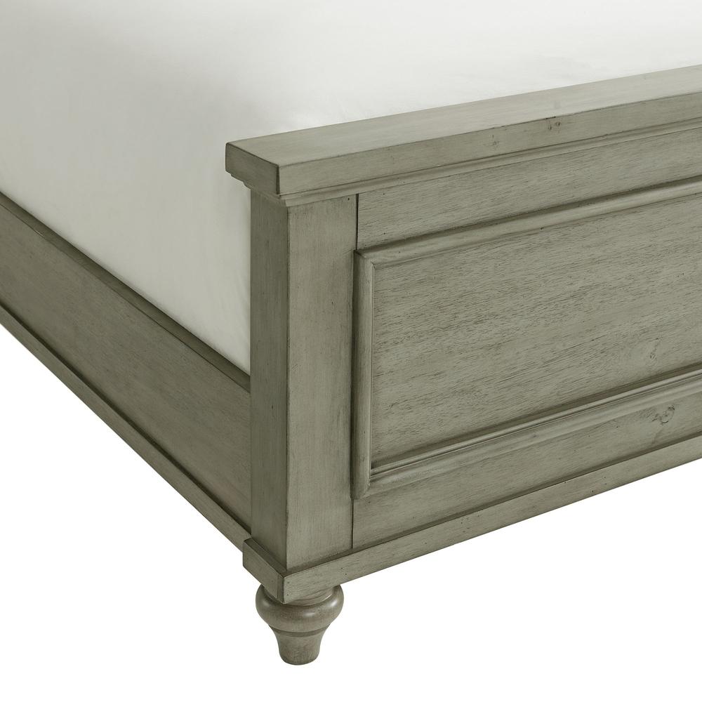 Bessie King Bed in Grey. Picture 5