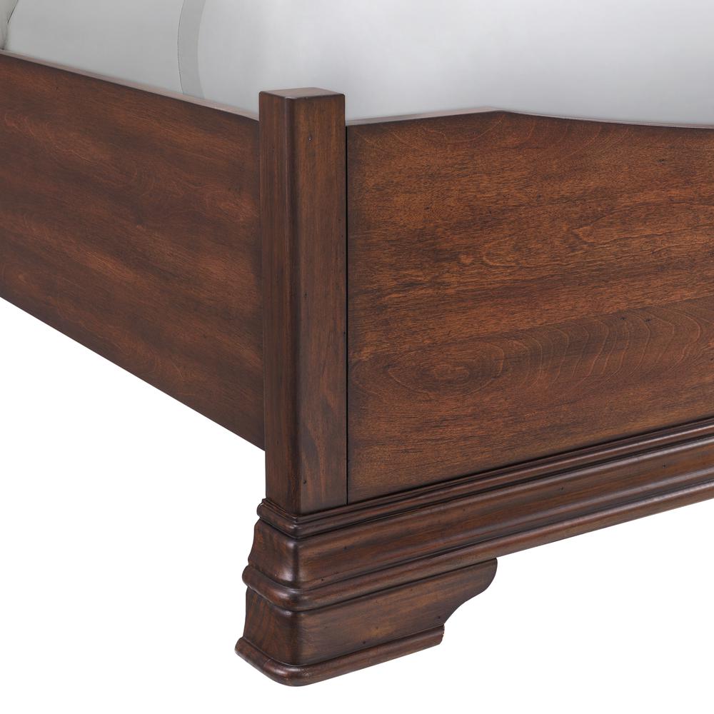 Stark King Bed in Cherry. Picture 5