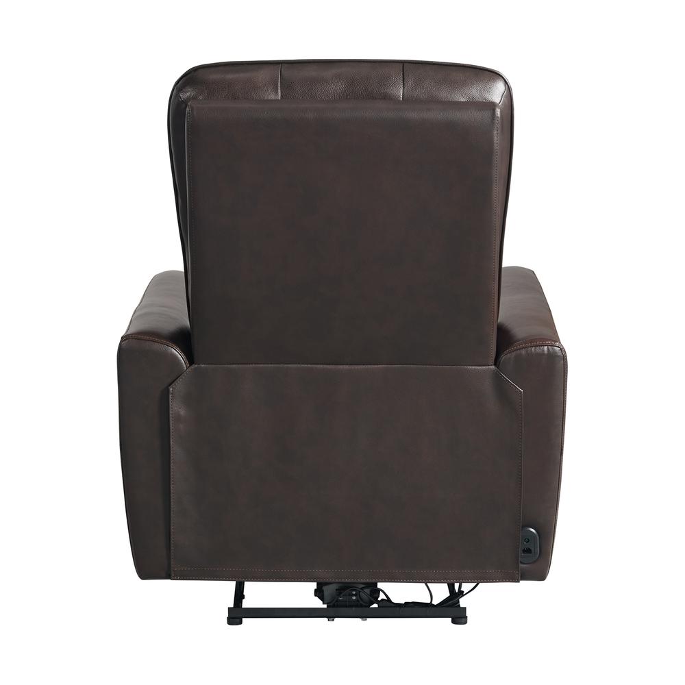 Astro Power Recliner with Power Headrest & USB in Jazz Brown (Top Grain/PVC). Picture 5