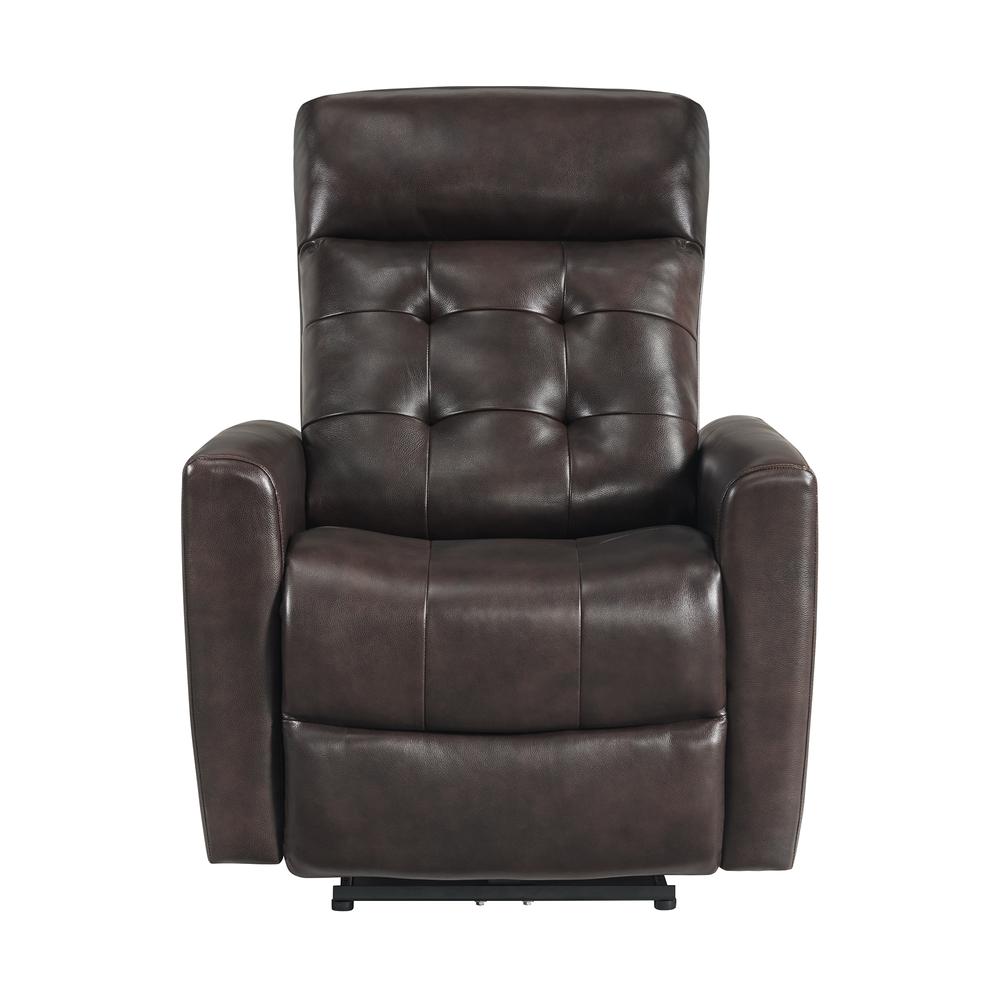Astro Power Recliner with Power Headrest & USB in Jazz Brown (Top Grain/PVC). Picture 2