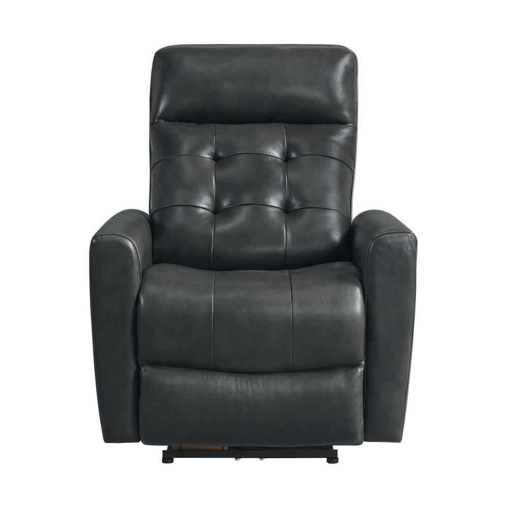 Astro Power Recliner with Power Headrest & USB in Jazz Charcoal. Picture 2