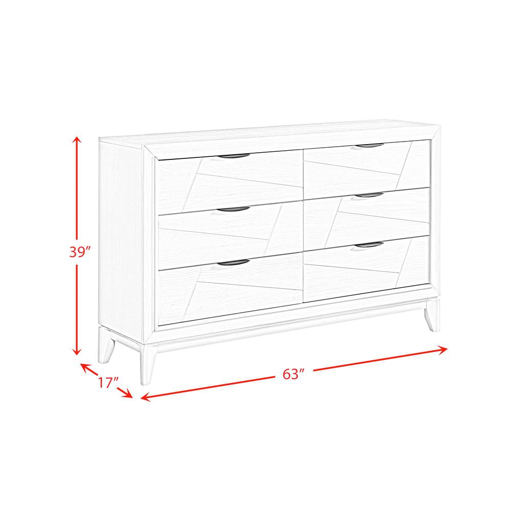 Parell Dresser in White. Picture 3