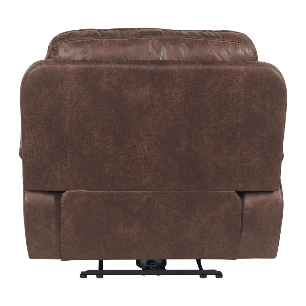 Grover Power Motion Recliner with Power Head Recliner in Heritage Brown. Picture 7