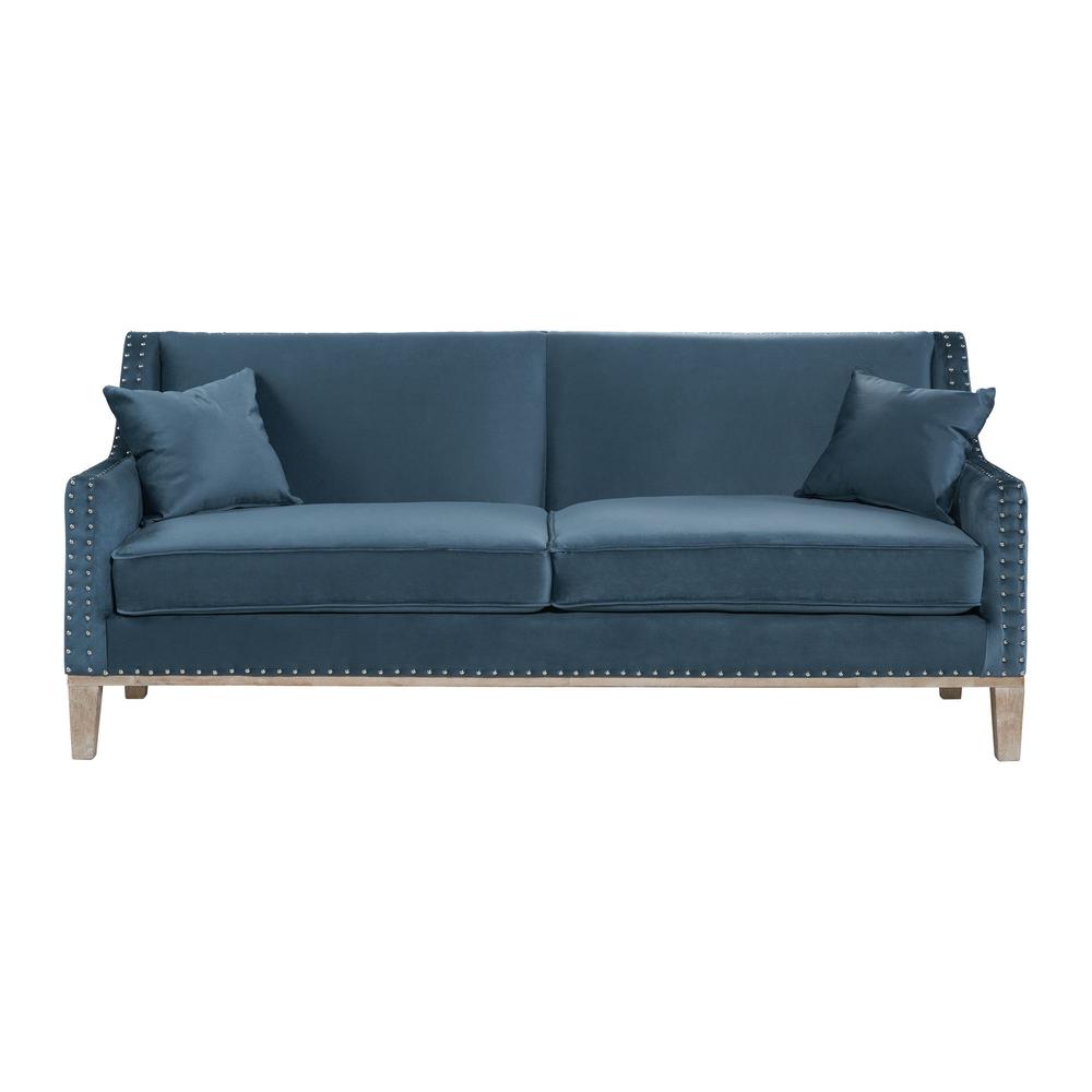 Picket House Furnishings Aster Sofa in Navy. Picture 4