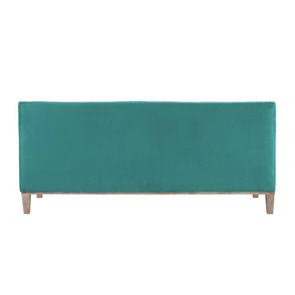 Picket House Furnishings Aster Sofa in Teal. Picture 6