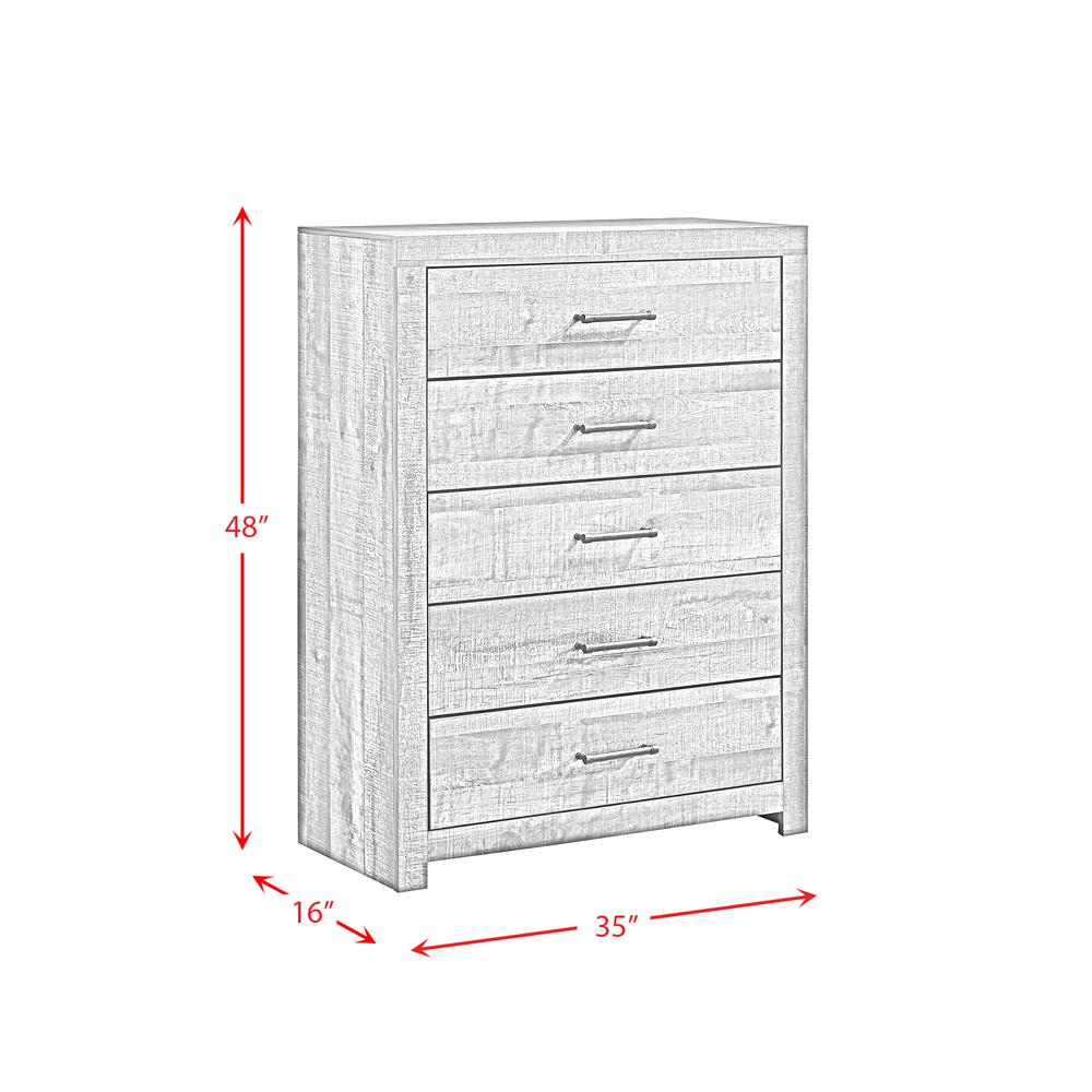 Picket House Furnishings Beckett 5-Drawer Chest. Picture 5