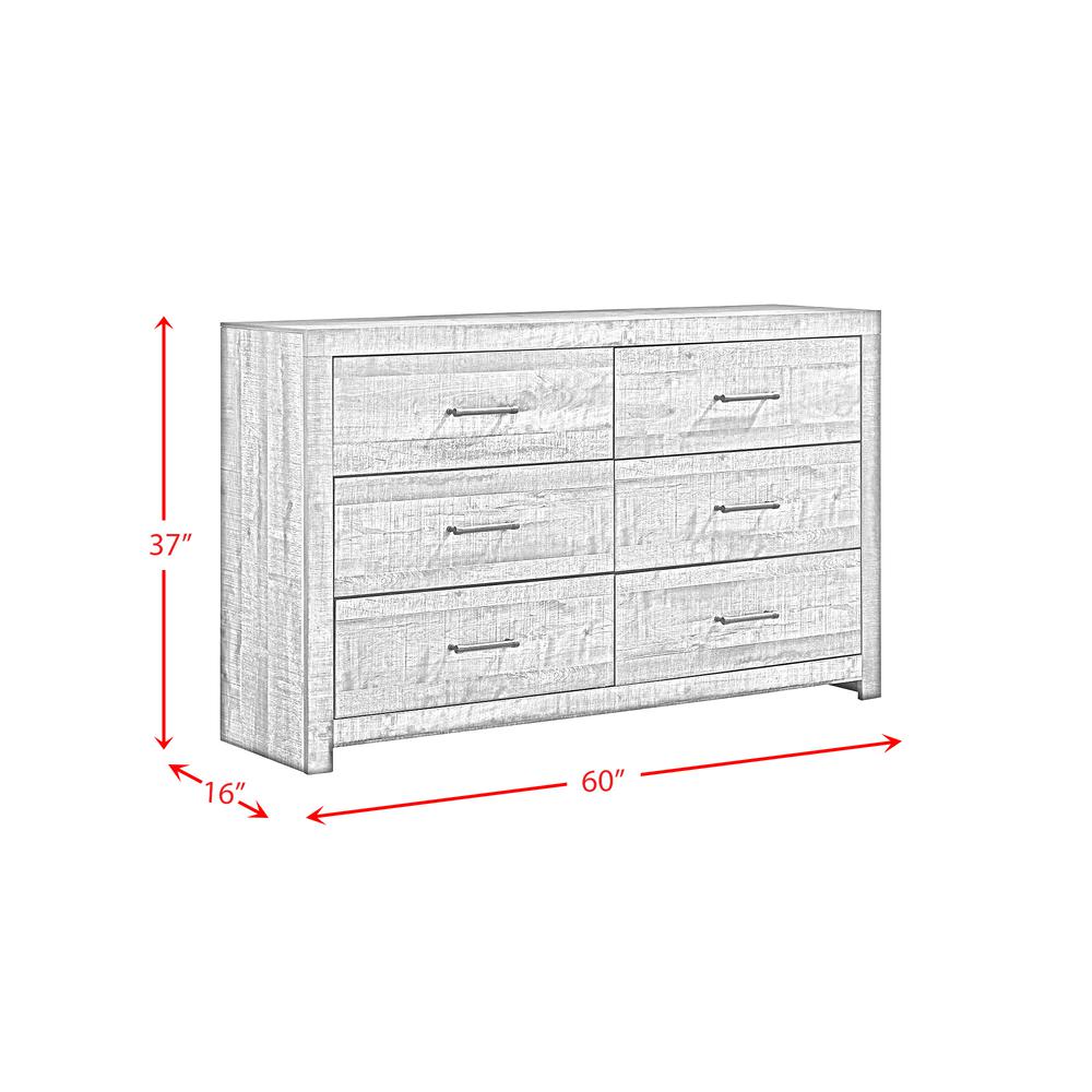 Picket House Furnishings Beckett 6-Drawer Dresser. Picture 5