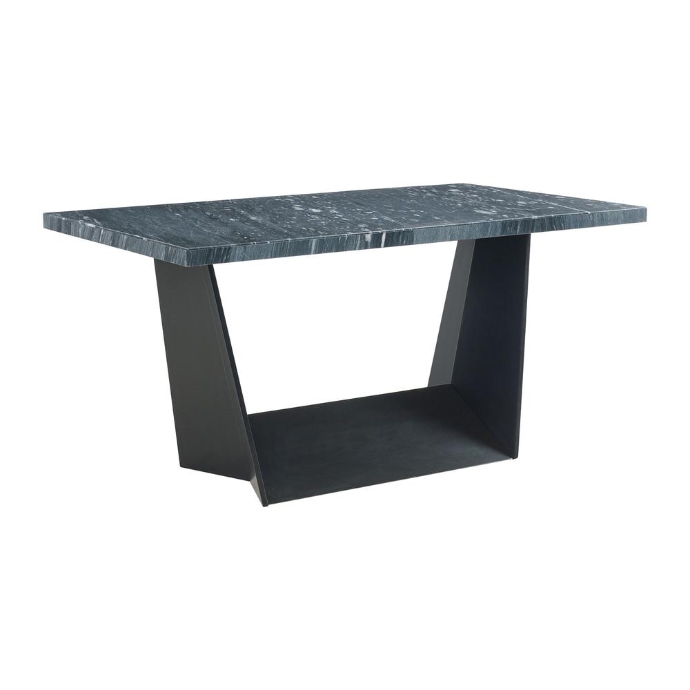 Dillon Counter Height Marble Table in Gray. Picture 1