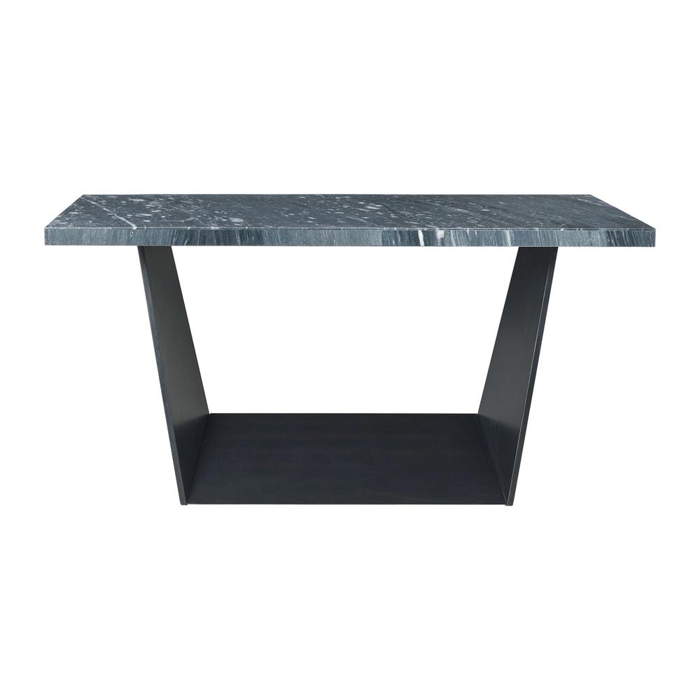 Dillon Counter Height Marble Table in Gray. Picture 2