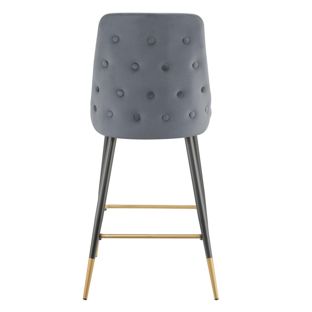 Picket House Furnishings Zia Bar Stool in  Gunmetal. Picture 7