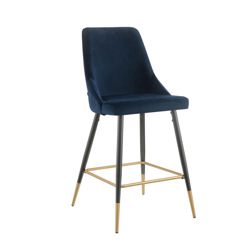 Picket House Furnishings Zia Bar Stool in  Navy. Picture 4
