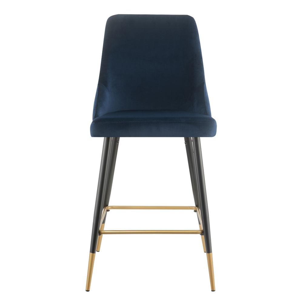 Picket House Furnishings Zia Bar Stool in  Navy. Picture 5