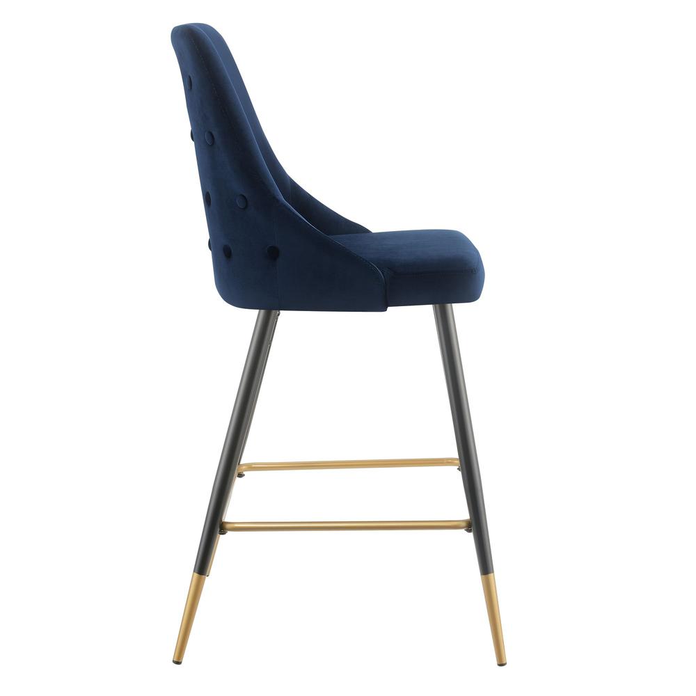 Picket House Furnishings Zia Bar Stool in  Navy. Picture 6