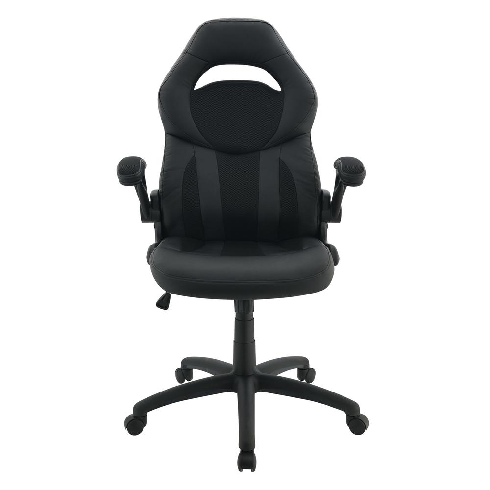 Picket House Furnishings Zeno PC Gaming Chair in Black. Picture 5