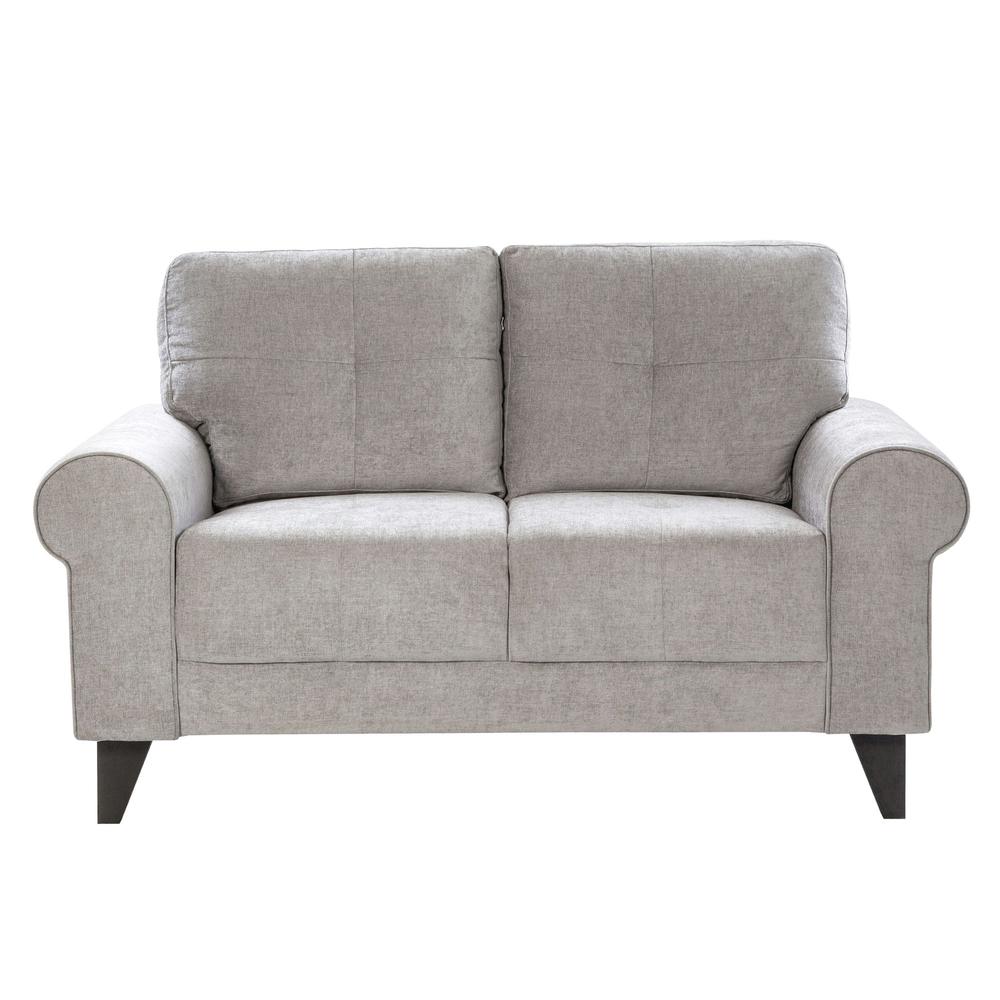 Picket House Furnishings Atticus Loveseat in Storm. Picture 5