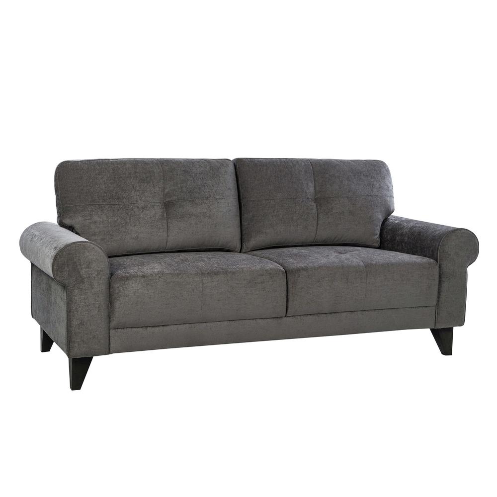 Picket House Furnishings Atticus 2PC Set in Charcoal-Sofa & Loveseat. Picture 3