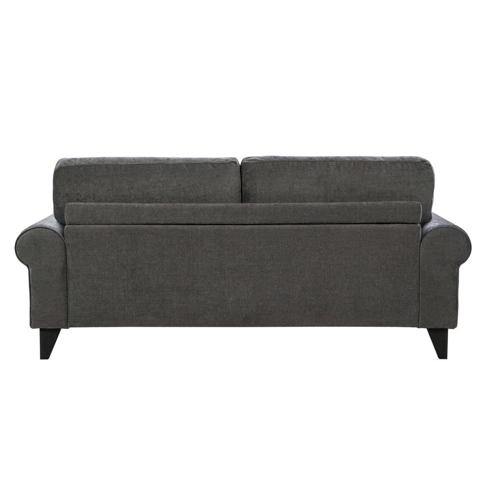 Picket House Furnishings Atticus Sofa in Charcoal. Picture 7