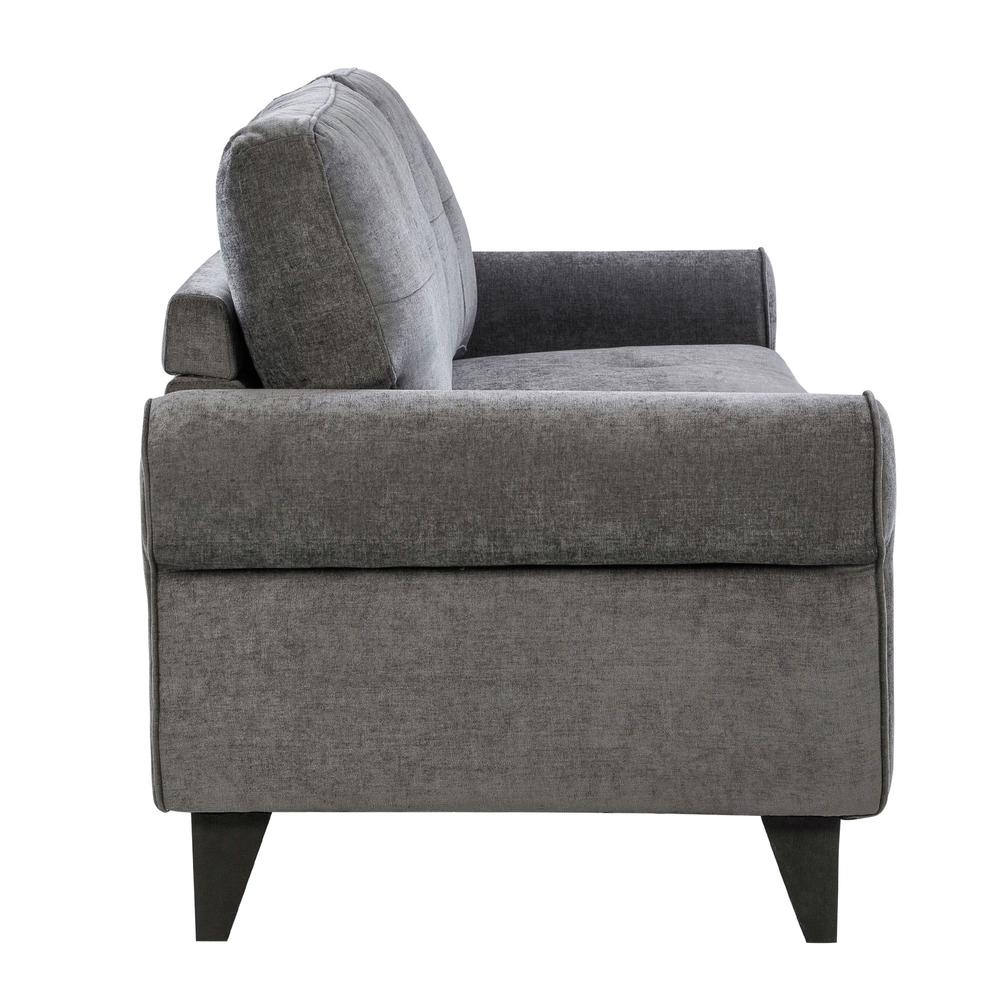 Picket House Furnishings Atticus Sofa in Charcoal. Picture 6