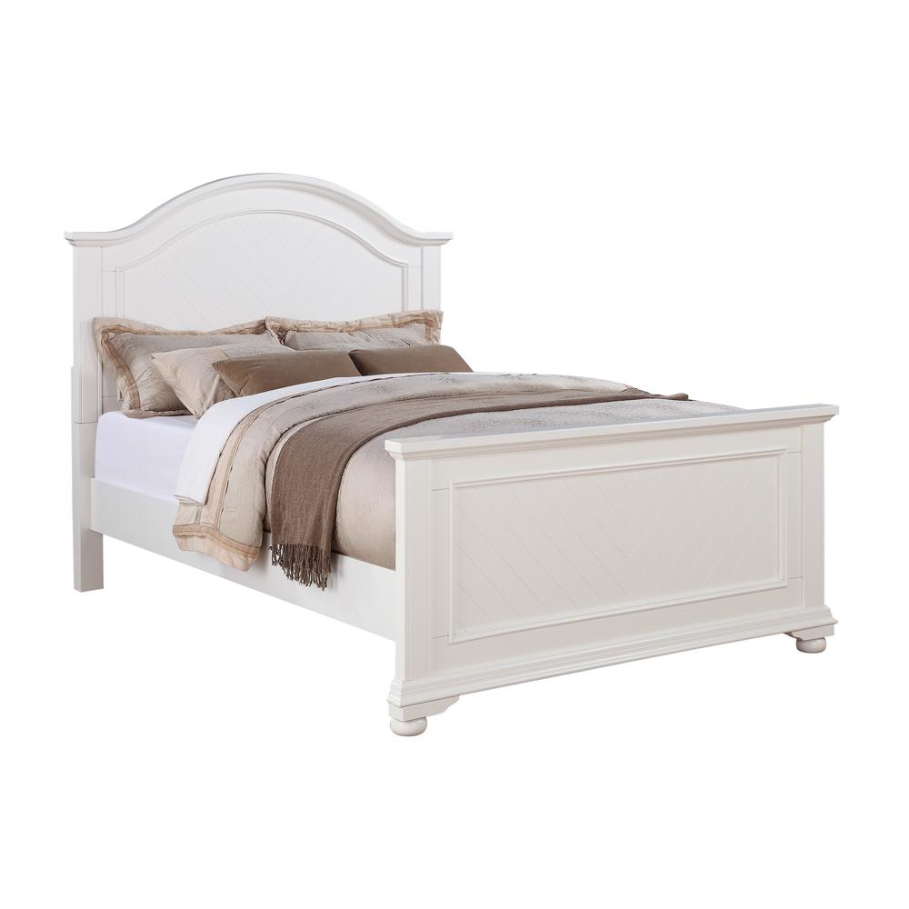 Addison White Queen Panel 3PC Bedroom Set. Picture 3