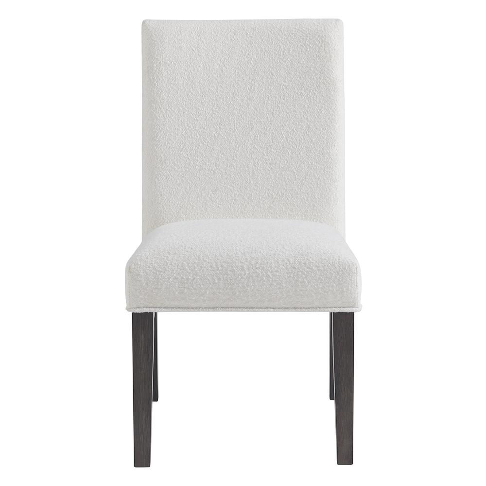 Stephen Dining Side Chair with Boucle Snow in Black (2 Per Carton). Picture 3