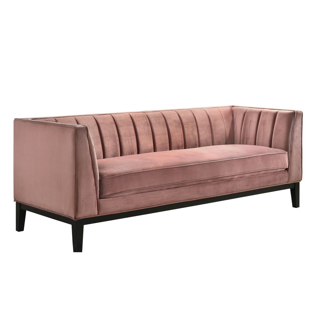 Calabasas Sofa in Rose. Picture 1