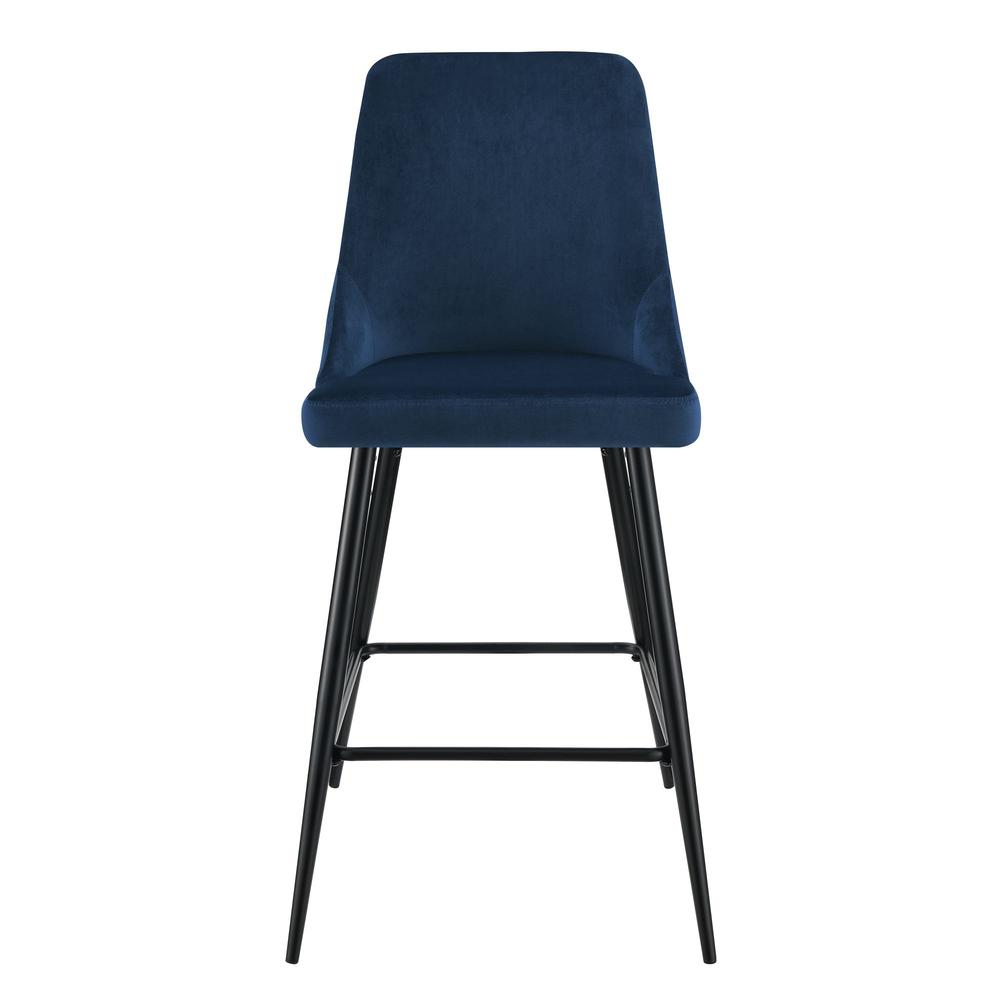 Picket House Furnishings Ziva Bar Stool in Navy. Picture 5