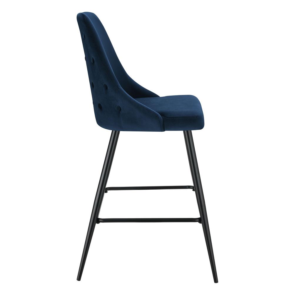 Picket House Furnishings Ziva Bar Stool in Navy. Picture 6